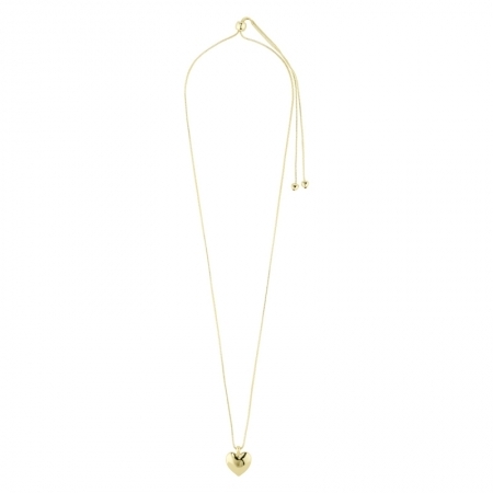 SOPHIA RECYCLED HEART NECKLACE GOLD PLATED