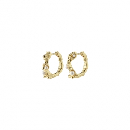 RAELYNN RECYCLED EARRINGS GOLD PLATED