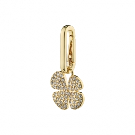 CHARM RECYCLED CLOVER PENDANT GOLD PLATED