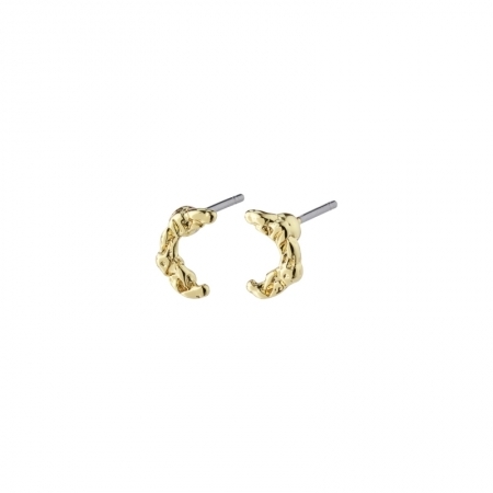 REMY RECYCLED EARRINGS GOLD PLATED