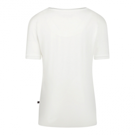 T-SHIRT CUT ON SLEEVE OFF WHITE