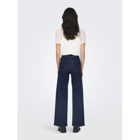 JDYVANESSA HW WIDE JEANS DNM 177938 Dark Blu