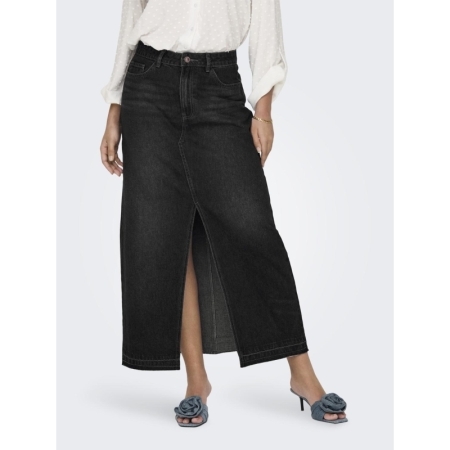 JDYBELLA HW LONG SKIRT DNM NOO 179674 Black De