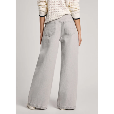 WIDE LEG JEANS MW CLOUD 10OZ 000 DENIM