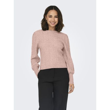 ONLKATIA LS STRUC PUFF ONECK C 177951002 Rose