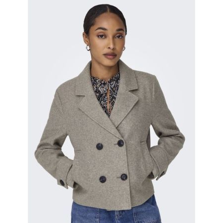 ONLFREJA LIFE SHORT DB JACKET 278275001 Mocha