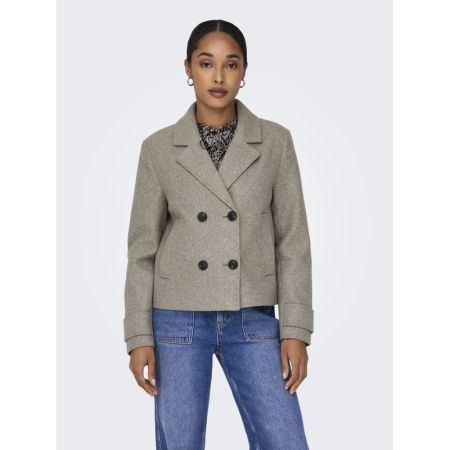ONLFREJA LIFE SHORT DB JACKET 278275001 Mocha