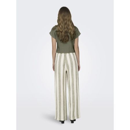 ONLSIESTA SS KNOT LIN BL SHIRT 185601 Deep Lic