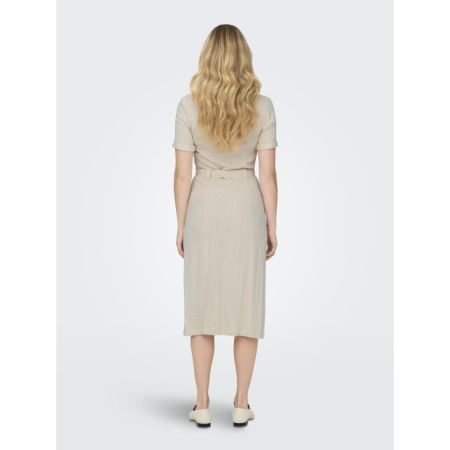 ONLSIESTA SS LINEN BL SHIRT DR 201511 Moonbeam