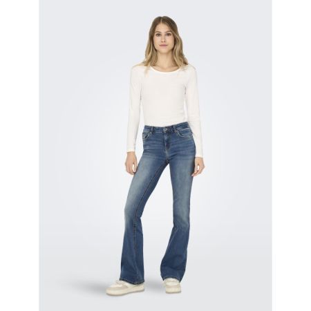 ONLBLUSH MID FLARED DNM DOT741 179695 Medium B