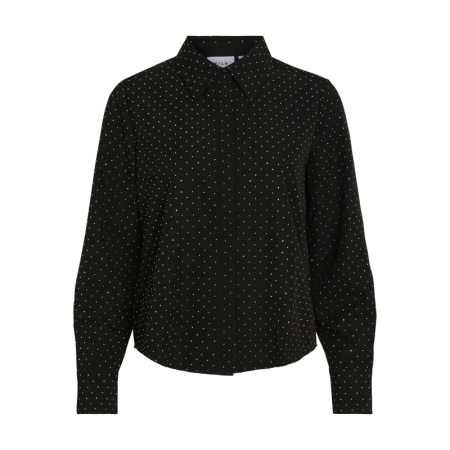 VISIMILETTA O-NECK LS SHIRT 295042 Black Be