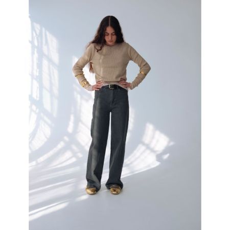 VIFREYA JAF HW JEANS - NOOS 193598009 Grey