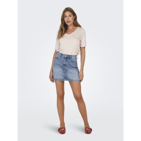 ONLSTELLA SHORT SKIRT DNM AZG 177934 Light Bl