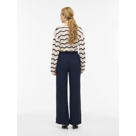 VIJOSA HW WIDE PANTS - NOOS 227515 Navy Bla