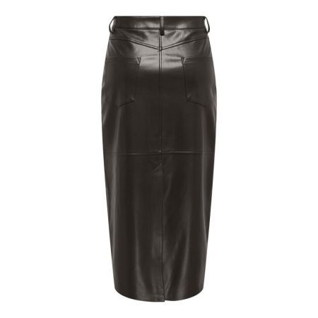 ONLVERONA FAUX LEATHER LONG SK 244915 Chocolat