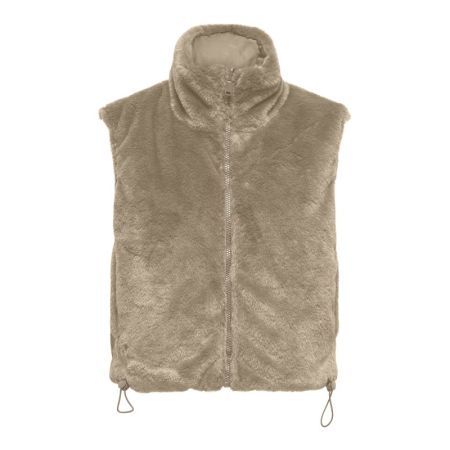 ONLDANA LIFE FAUX FUR WAISTCOA 177927 Silver M