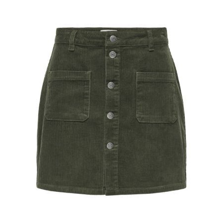 JDYSHIRAZ CORDUROY SKIRT PNT D 193783 Forest N