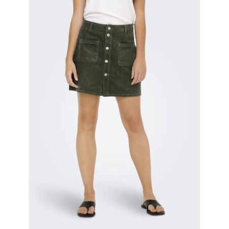 JDYSHIRAZ CORDUROY SKIRT PNT D 193783 Forest N