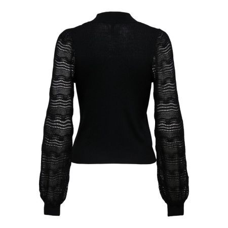 ONLANNELINA LS HIGHNECK KNT 177911 Black