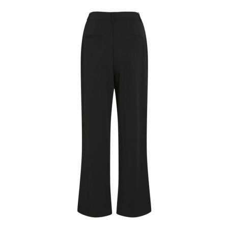 VICLUA HW WIDE BUTTON PANTS- N 178035001 Black