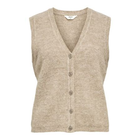OBJDIANA RE V-NECK KNIT VEST N 192886001 Morel
