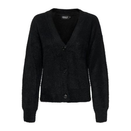 ONLELLA PIUMO LS CARDIGAN KNT 177911 Black