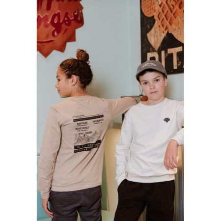 T-SHIRT LS LIGHT GREY