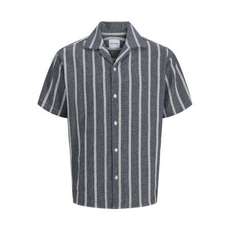 JORCOBA STRIPE RESORT SHIRT SS 175876001 Navy