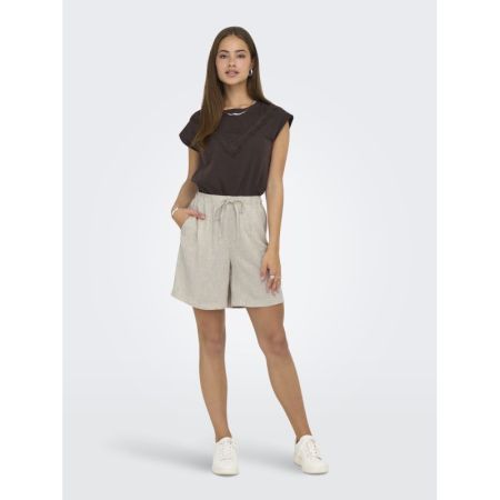 ONLSIESTA MW PULL-UP LIN BL SH 201511 Moonbeam