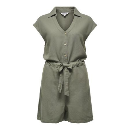 ONLGOA SL LINEN BL PLAYSUIT CC 303968 Smokey O
