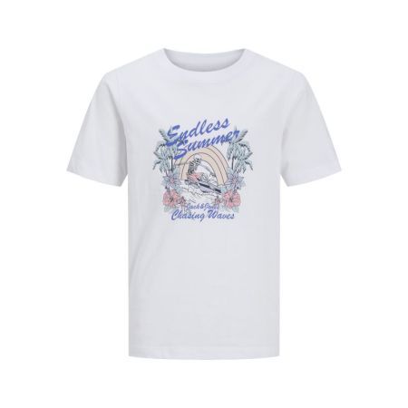 JJKING TEE SS CREW NECK JNR 177627 Bright W