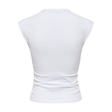 ONLMIRA CAPSL RUCHING TOP JRS 177991 White