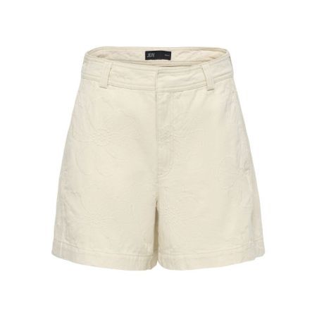 JDYHAVANNA HW EMB ECRU SHORTS 234755001 Ecru/