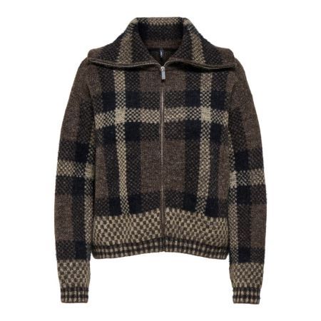 ONLMAROON LS ZIP COLLAR CARDIG 177911003 Black