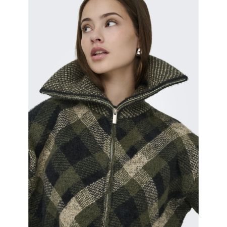 ONLMAROON LS ZIP COLLAR CARDIG 193783004 Fores