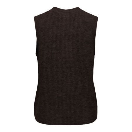 ONLVIGGA SL O-NECK BADGE BUTTO 237375003 Coffe