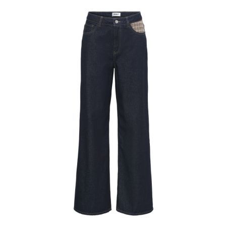 ONLHOPE HW WIDE NEW CHECK DNM 177938001 Dark