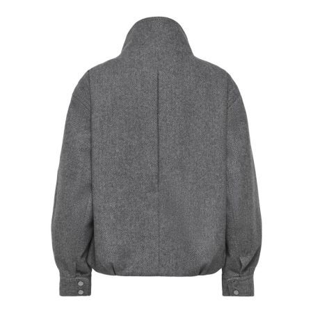 ONLASTA HIGH COLLAR BOMBER JAC 179074 Dark Gre