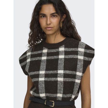 ONLCARLA SL JQ O-NECK KNT 237375001 Coffe