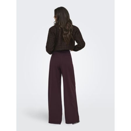 ONLSONJA HW WIDE PLEAT PANT TL 184723 Fudge