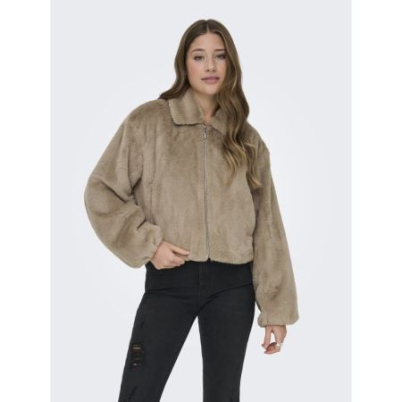 ONLDANA FAUX FUR JACKET CC OTW 177927 Silver M