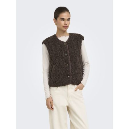 ONLINES TEDDY WAISTCOAT CC OTW 286415 Chocolat