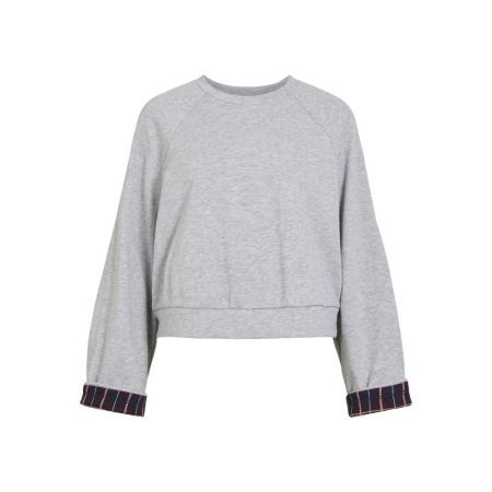 VIREON CHECKED FOLD UP SWEATSH 179091001 Light