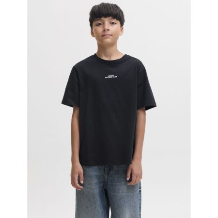 JJBAY TEE SS CREW NECK JNR 178012 Black