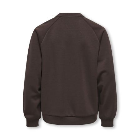KOGADA LS DETAILED BOXY O-NECK 237375002 Coffe