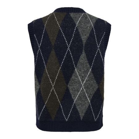 ONLRHOMBUS ARGYLE VEST KNT NOO 194962001 Night