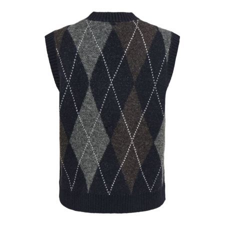 ONLRHOMBUS ARGYLE VEST KNT NOO 194962001 Night