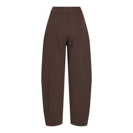 VICHIA HW BARREL JEANS 196326 Coffee B