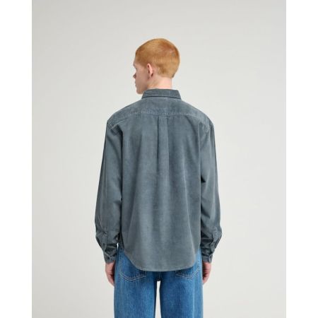 BUTTON DOWN REGULAR CORDUROY KRD0 DARK SLATE