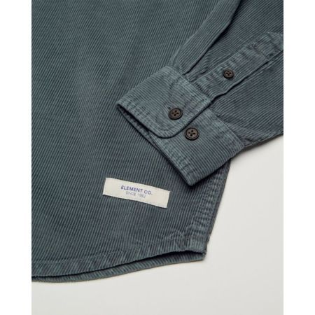 BUTTON DOWN REGULAR CORDUROY Y KRD0 DARK SLATE
